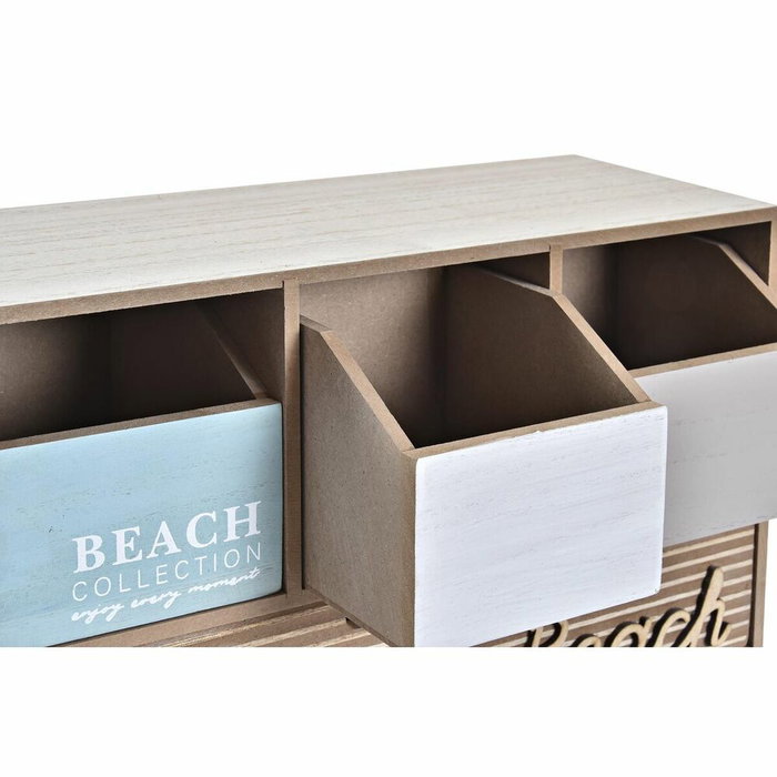 DKD Home Decor Joyero de Madera Beach Marrón