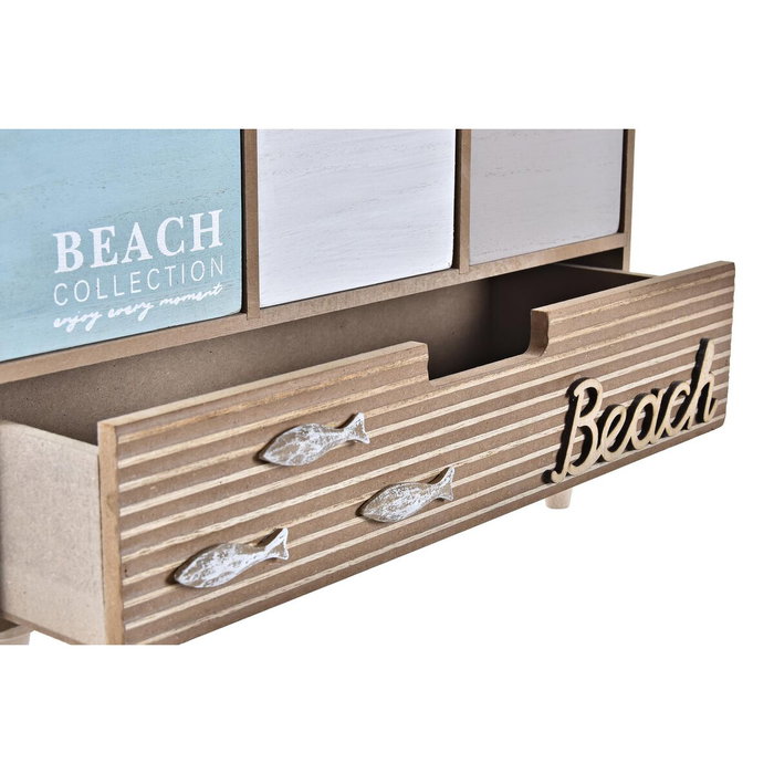 DKD Home Decor Joyero de Madera Beach Marrón