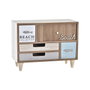 DKD Home Decor Joyero Atlantico Marron Turquesa