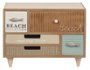 DKD Home Decor Joyero Atlantico Marron Turquesa
