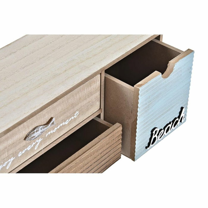 DKD Home Decor Joyero de Madera Beach Marrón