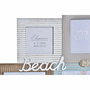 DKD Home Decor Marco Multifoto de Madera y Cristal Beach 51x2x40,5