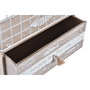 DKD Home Decor Joyero de Madera y Metal Pollença Marrón y Blanco