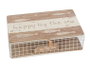 DKD Home Decor Caja Mediterraneo Pollença Madera Metal Marron Blanco 24 x 16 x 6 cm