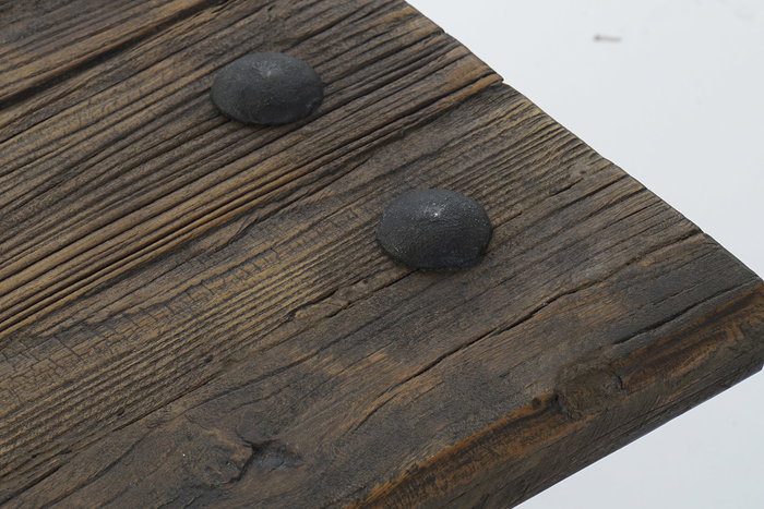 DKD Home Decor Mesa Centro Marron Negro 110 x 70 x 40 cm Olmo