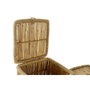 DKD Home Decor Set de 2 Cestas de Bambú y Cuerda Natural
