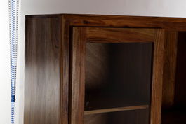 DKD Home Decor Vitrina Colonial Marron Negro 145 x 162 x 40 cm