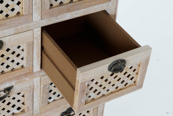 Cajonera Cottage DKD Home Decor Marron Claro 30 x 98 x 89 cm