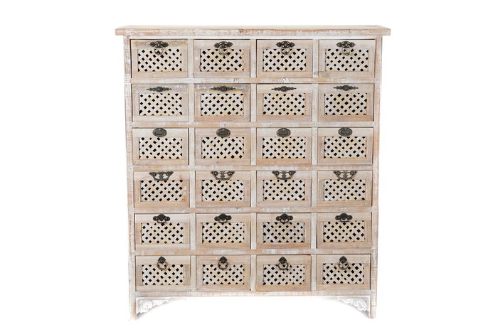 Cajonera Cottage DKD Home Decor Marron Claro 30 x 98 x 89 cm