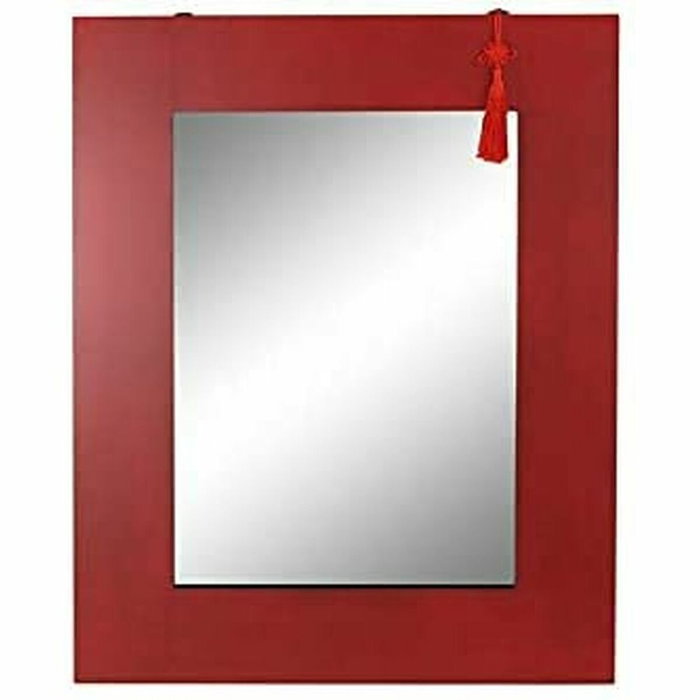DKD Home Decor Espejo Abeto MDF 70x2x90 Rojo DKD Home Decor Espejo Abeto MDF 70x2x90 Rojo