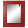 DKD Home Decor Espejo Abeto MDF 70x2x90 Rojo