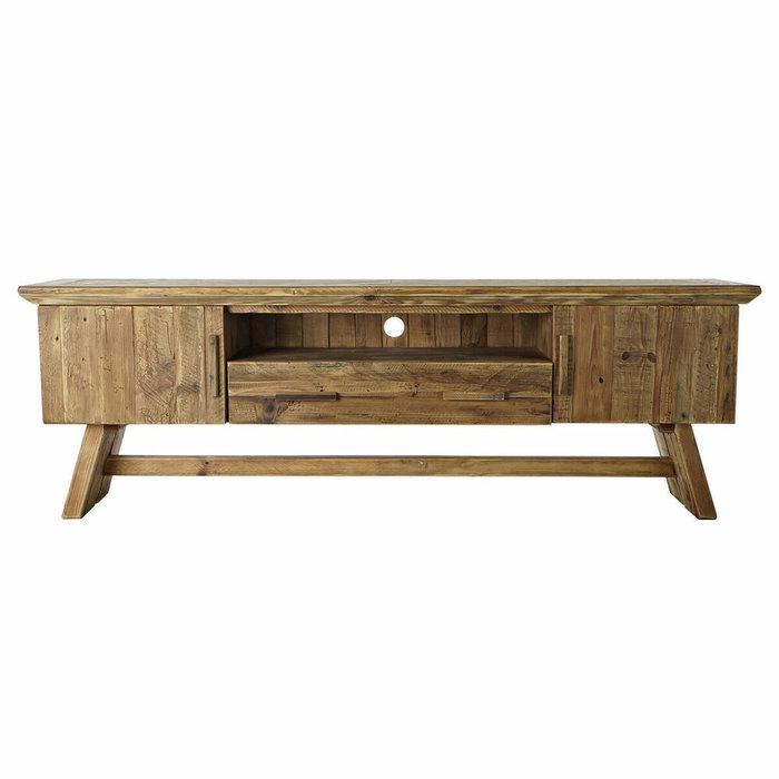 DKD Home Decor Mueble TV Madera Reciclada 180x45x60 Natural DKD Home Decor Mueble TV Madera Reciclada 180x45x60 Natural
