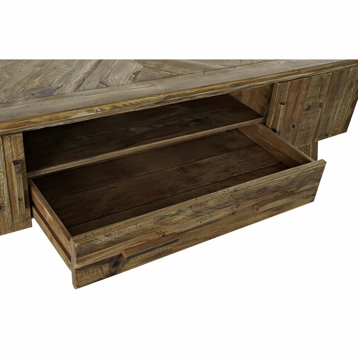DKD Home Decor Mueble TV Madera Reciclada 180x45x60 Natural DKD Home Decor Mueble TV Madera Reciclada 180x45x60 Natural
