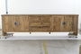 DKD Home Decor Buffet Oriental Marron Madera Reciclada 240 x 44 x 65 cm