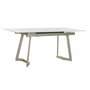 DKD Home Decor Mesa de Comedor de Cristal Extensible 140x80x76 cm