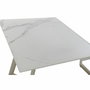 DKD Home Decor Mesa de Comedor de Cristal Extensible 140x80x76 cm