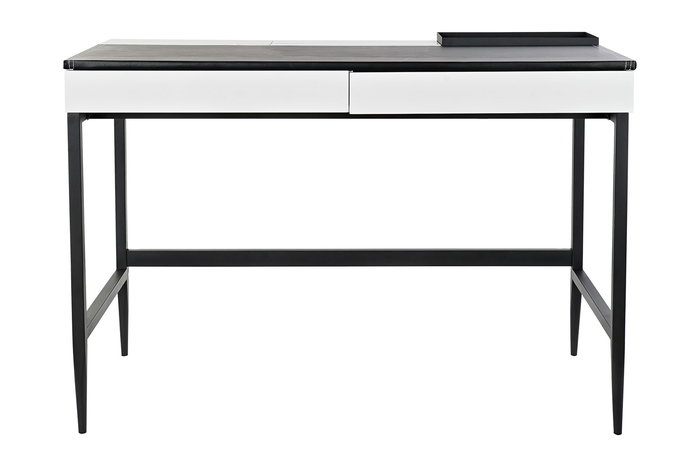 Escritorio Moderno DKD Home Decor Blanco Negro 55 x 76 x 110 cm