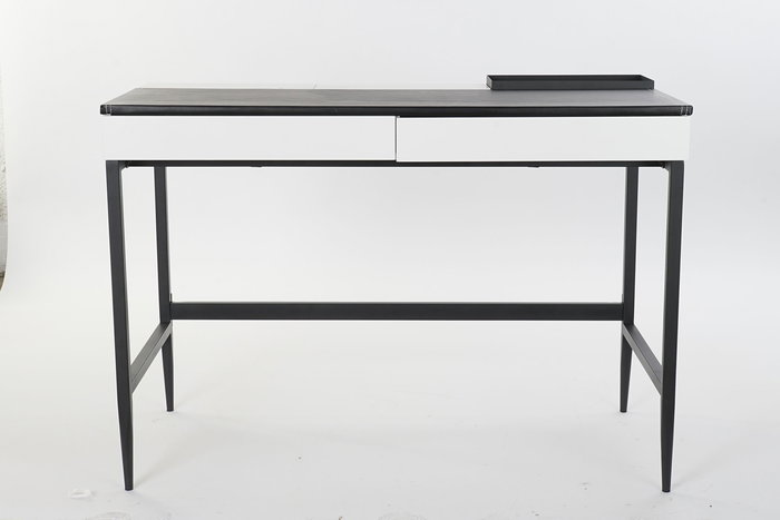 Escritorio Moderno DKD Home Decor Blanco Negro 55 x 76 x 110 cm