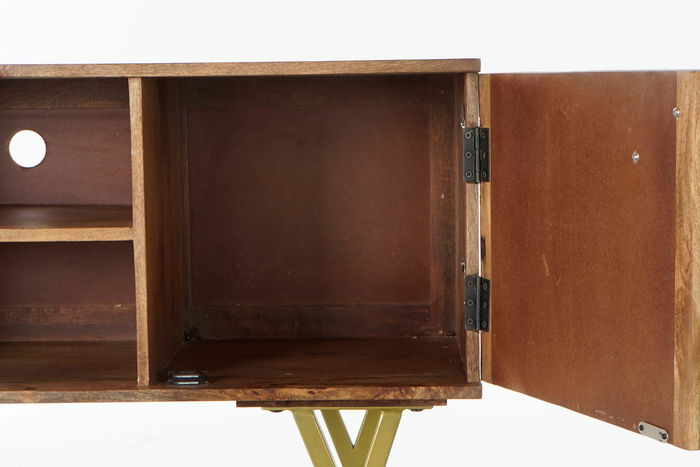 Mueble Tv Moderno DKD Home Decor Natural 40 x 62.5 x 125 cm