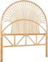 DKD Home Decor Cabecero de Cama de Ratán Natural 177x131 cm
