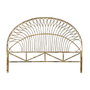 DKD Home Decor Cabecero de Cama de Ratán Natural 177x131 cm