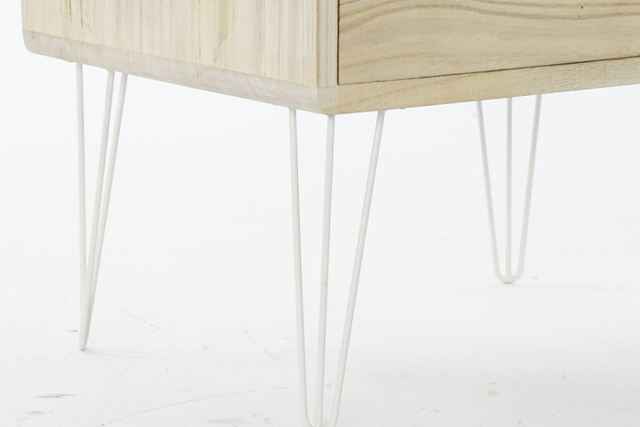 Cajonera Scandi DKD Home Decor Natural 29 x 78 x 40 cm