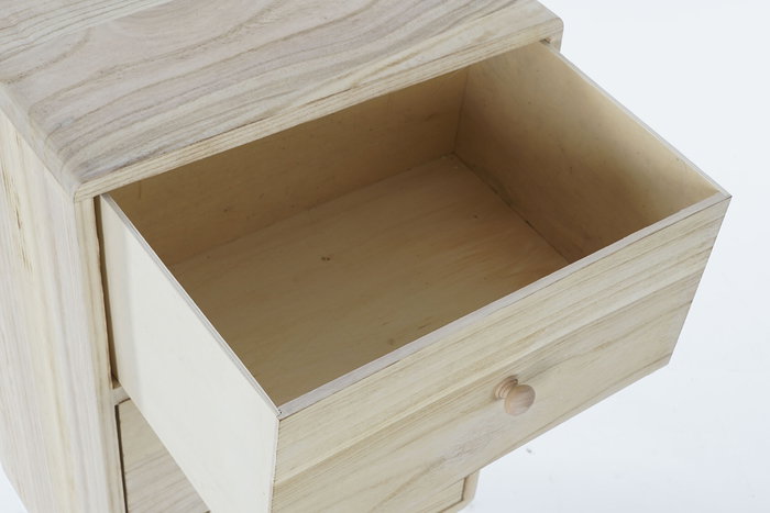 Cajonera Scandi DKD Home Decor Natural 29 x 78 x 40 cm