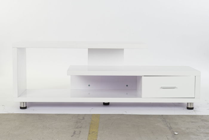 Mueble Tv Moderno DKD Home Decor Blanco 40 x 50 x 140 cm