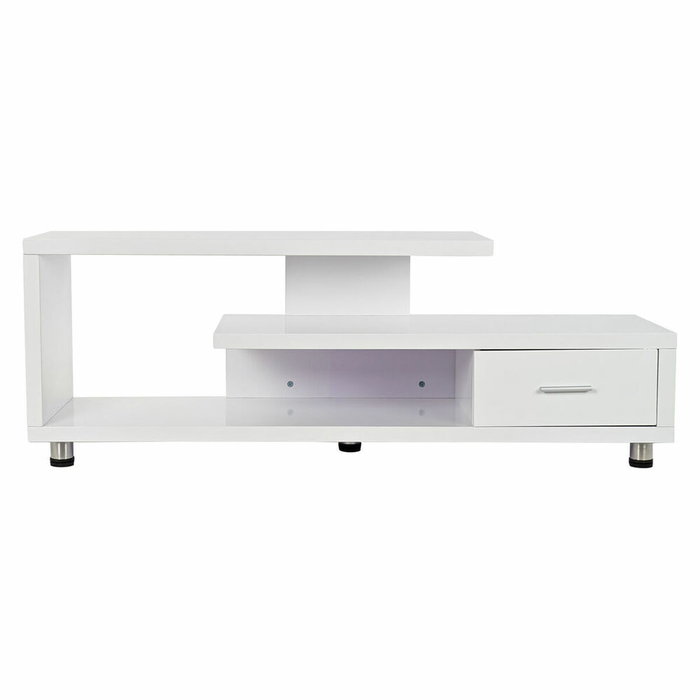 DKD Home Decor Mueble TV Moderno Blanco 140 x 40 x 50 cm