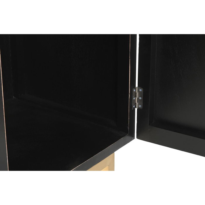 DKD Home Decor Armario Alamo Metal 110x50x180 Negro