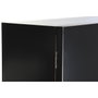 DKD Home Decor Armario Alamo Metal 110x50x180 Negro