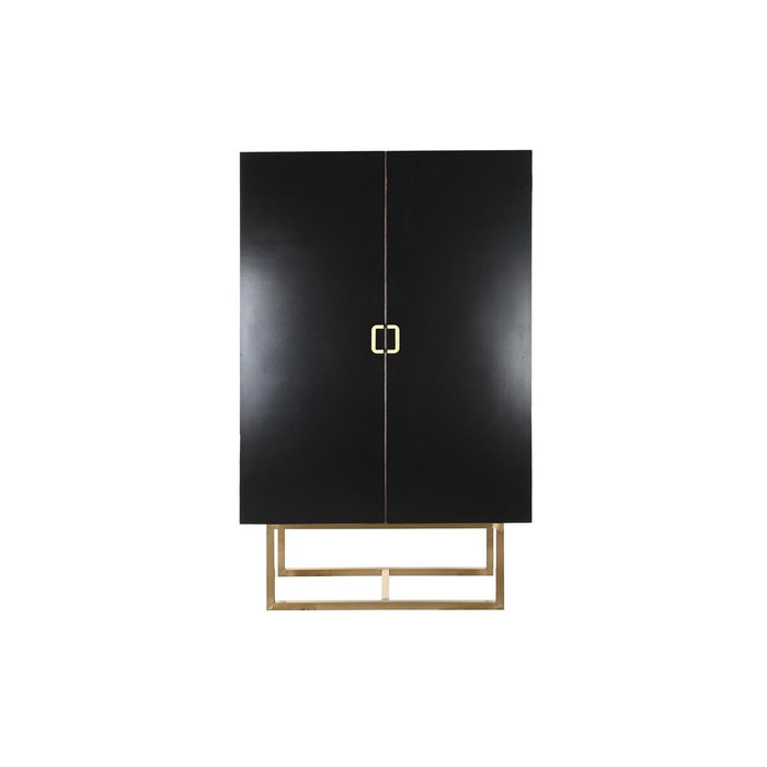 DKD Home Decor Armario Alamo Metal 110x50x180 Negro