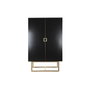 DKD Home Decor Armario Alamo Metal 110x50x180 Negro