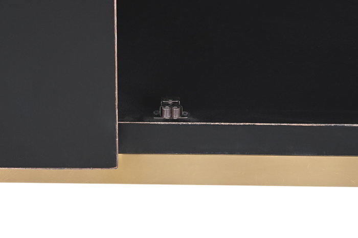 DKD Home Decor Armario Oriental Negro 110 x 50 x 180 cm