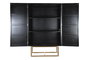 DKD Home Decor Armario Oriental Negro 110 x 50 x 180 cm