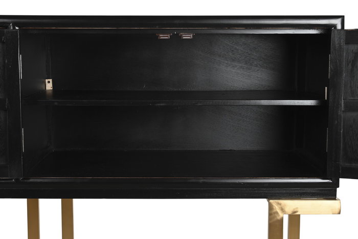 DKD Home Decor 50 x 90 x 180 cm Buffet Oriental Negro Bronce