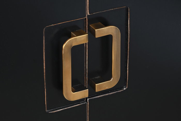 DKD Home Decor 50 x 90 x 180 cm Buffet Oriental Negro Bronce