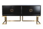 DKD Home Decor 50 x 90 x 180 cm Buffet Oriental Negro Bronce