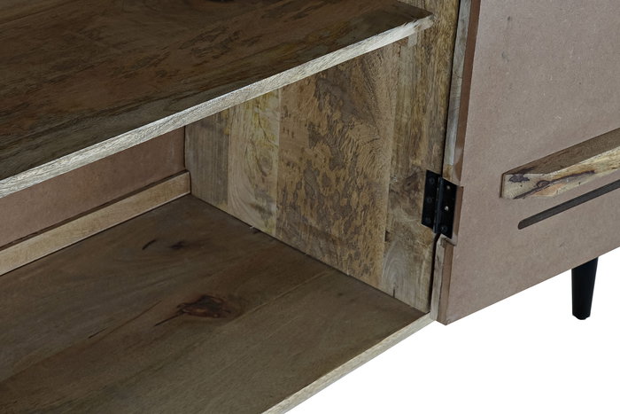 DKD Home Decor Buffet Alpino Negro 140 x 40 x 93 cm