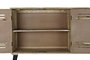 DKD Home Decor Buffet Alpino Negro 140 x 40 x 93 cm