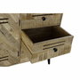 DKD Home Decor Buffet de Mango y Metal 140x40x93 Negro