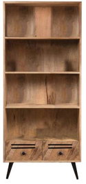 DKD Home Decor Estanteria Marron Oscuro Negro 40 x 180 x 100 cm