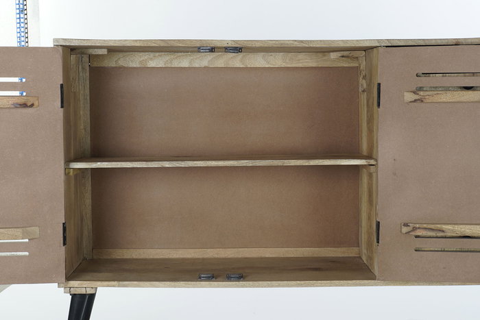 DKD Home Decor Estanteria Marron Oscuro Negro 40 x 180 x 100 cm