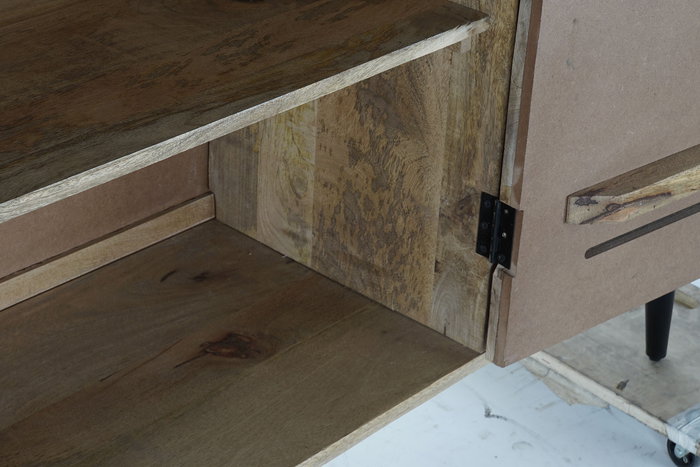 DKD Home Decor Estanteria Marron Oscuro Negro 40 x 180 x 100 cm