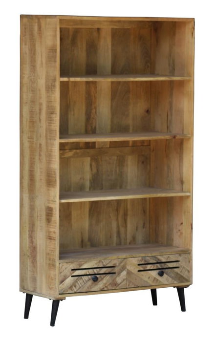 DKD Home Decor Estanteria Marron Oscuro Negro 40 x 180 x 100 cm