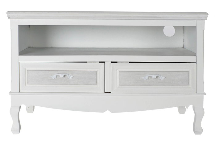 DKD Home Decor Mesa Centro Romantico Blanco 100 x 42 x 61 cm