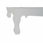 DKD Home Decor Mesa de Centro en Blanco con Cajones y Estantería