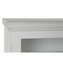DKD Home Decor Mesa de Centro en Blanco con Cajones y Estantería