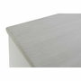 DKD Home Decor Mesa de Centro en Blanco con Cajones y Estantería