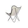 DKD Home Decor Silla de Metal y Piel Mariposa